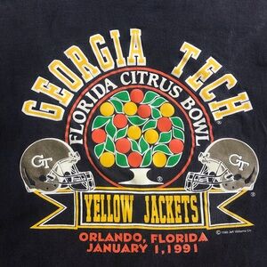 Vintage 90’s T-shirt 1991 Georgia Tech Citrus Bowl Football